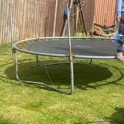 Plum trampoline used a lot free to collected