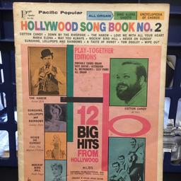 Sheet music - 12 Big Hits from Hollywood - including the Beatles taste of honey - All Organ, Sing along sheets, Encyclopaedia of chords

Collection or postage

PayPal - Bank Transfer - Shpock wallet

Any questions please ask. Thanks