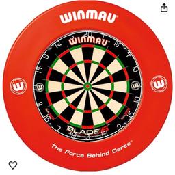 Bargain starter set up blade 6 dual core 2 used only a handful times 25 gram darts 95% tungsten with assorted flights and shafts and foam winmau surround full set up cost me £149.99 want quick sale happy to sell for £75 absolute bargain ono