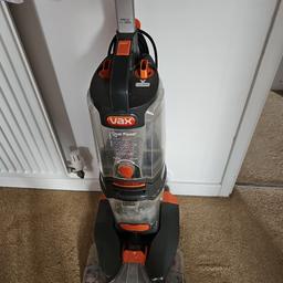 used carpet washer 

requires a clean apart from that work great also has quick drying feature 

comes with extended hose and accessories