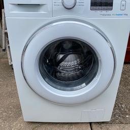 Second hand washer - RRP £399.00 brand new.

Will need a big deep clean as it was left behind in the house when I purchased the property from the previous owner and I already have my own.

I’ve washed/cleaned the detergent tray but that’s it.

User manual included.

Model - WF80F5E2W4W.
1400 spin rpm.

All working - had it on a few 90 degree cycles to freshen it up a little.

Collection from Dinnington, S25 3RG
No offers please