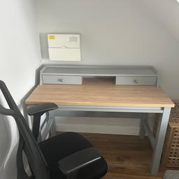 Grey Malvern Desk with chair, in excellent condition £120 ONO