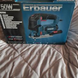 Erbauer 750w corded quick change jigsaw ,220/240.brand new.