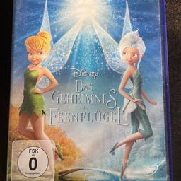 Kinder DVD von Disney Fairies Tinkerbell Abenteuer. Das Geheimnis der FeenFlügel. 
Alter aber 0 Jahre. 
Dauer ca. 72 Minuten. 

Versand gegen Aufpreis möglich. Ca . 2,55 Euro.