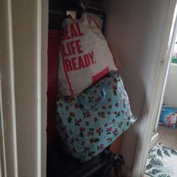 Joblot of things they a wooden shoe rack 4 drawer storage cupboard tent lots of pics 6 bags of dvds some big and small 3 shopping bags of all diffent things garden rack wheelchair small lamp 3 lamp shades about 4 bags of shopping bags well need a big car or van pick up only from B13 0ES