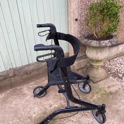 Sturdy Walker with seat, Fully braked, all working as it should. Some minor signs of use but only superficial.