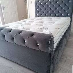 For more details WhatsApp at +44 7424 461134

🎨Comes in wide range of colours & Fabrics
Available Sizes
Single, Small Double, Double, KIngsize & Superking Size

✅ FREE Delivery now Available
✅Ottoman box available
✅Drawers (Optional)
✅ Includes slats & solid base
✅Cash on Delivery Accepted
✅Nationwide Delivery Available (T&C Apply)

If this looks like next dream bed then get in touch with us🌠

Shop this luxury bed frame for the most reasonable and honest prices💥