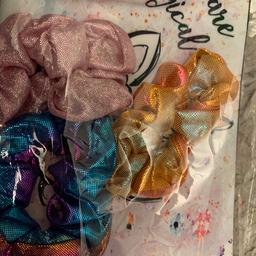 Scrunchies and large storage / makeup / scrunchie / wash bag see all pictures £2.85 no other offers collect