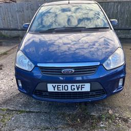 SPARES OR REPAIRS MAY BREAK IF FULL CAR 2010 ford c max 1.8 tdci 90k 5 speed manual 3 owners from new full v5 ENGINE CODE KKDA NEEDS CLUTCH CASH ON COLLECTION STOCKTON ON TEES