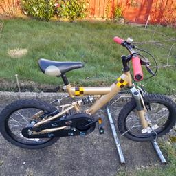 KIDS BOYS CHILDREN GOLD 16 INCH WHEELS BIKE BICYCLE
BIKE IS READY TO RIDE ONLY COLLECTION
FEEL FREE TO ASK ANY QUESTIONS OR OFFERS
ITEM IS LOCATED PINKWELL LANE UB3 1PJ