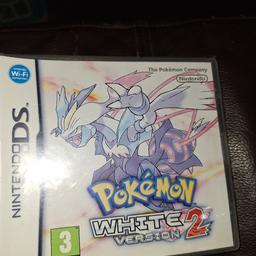 Pokemon White 2 with case and booklet
Pokemon Black cartridge only

Will accept reasonable offers.