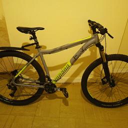 Mens 29inch Voodoo mountain bike recently serviced with new brake pads and fluid brakes topped up crank removed re-greased and replaced lock out suspension forks tyres are 29inch x 2.35 anti puncture both front and rear comes with new front and rear led lights