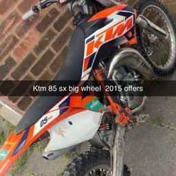 Ktm sx 85 2015 big wheel
All fresh
Comes with paper work
£2000 ovno