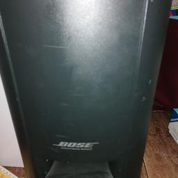 Bose 2.1 sound system excellent condition with all cables and genuine remote control