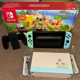 Nintendo switch animal crossing edition boxed  no game. Brought console from brand new. No longer used  very good condition collection only