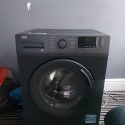 Hello for sale a beko wasing machine it's fully working item no bang or noise weri smooth quality spins Ben less used price are ovno quick sale offer welcome delivery offers available