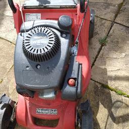 mount field petrol mower great condition good starter no grass box little use collection only please 