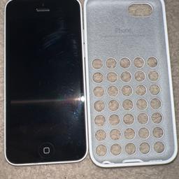 This listing is for an iPhone 5c 8GB unlocked to all networks the phone is fully functional with no issues and comes with a genuine apple silicon case as seen in photos the phone is unlocked from any iCloud accounts and has been factory reset using iTunes collection only. phone and case only included may accept offers
