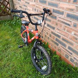 ND CENT flier child's bike with 16 inch wheels suit 5 to 7 years in very good used condition cost £100 will accept £30 NO OFFERS DARWEN BB3 0DU OR BOLTON BL3 2JP