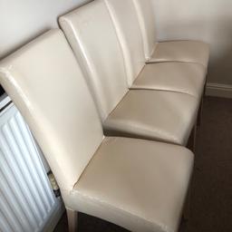 FREE 4 dining room chairs that have started to crack but may suit someone looking for a renovation project. Collection from clean smoke and pet free home in Barlborough