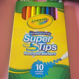 brand new 
NO OFFERS 
Crayola Super Tips 10pk
