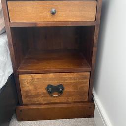 Lovely solid wood bedside tables originally from Marks and Spencer