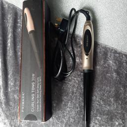 curling wand heats to 180°c
used once to difficult for owner to use