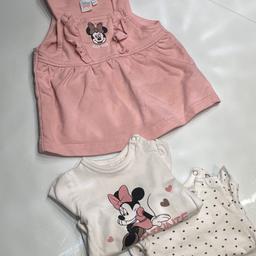 Disney Baby Mädchen, Kleidchen mit verstellbaren Trägern und 2 Bodies langarm