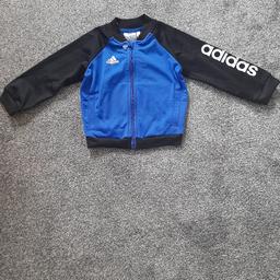 Adidas Zip Up Tracksuit Top 
Age 9-12 Months
Brand New Without Tags