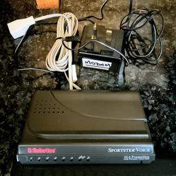 US Robotics Sportster Voice 33.6 Fax Modem with Personal Voice Mail.
Excellent Condition.

Collect from Fradley, Lichfield WS13.