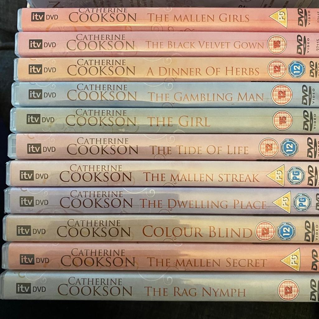 A set of 13 Catherine Cookson DVD’s