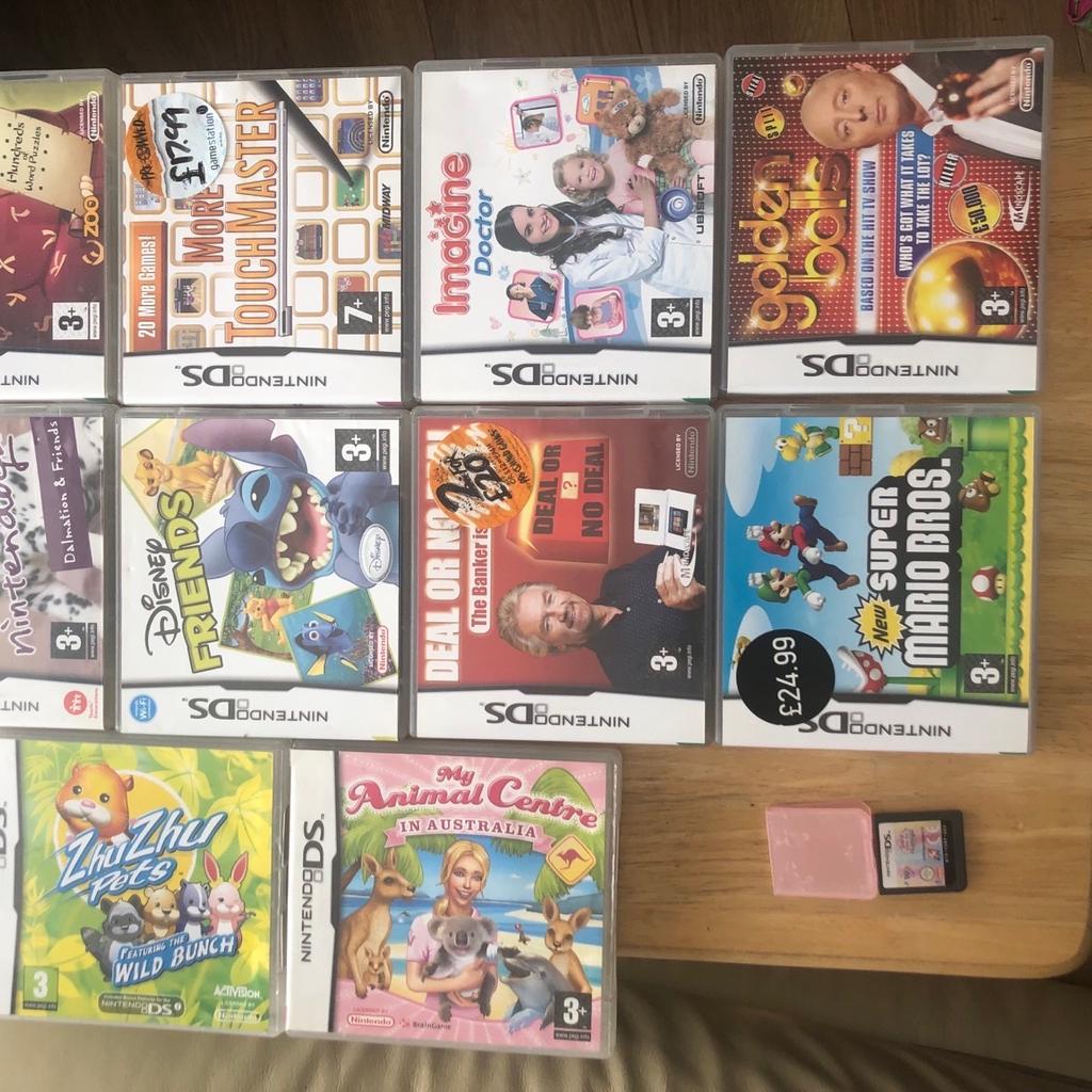 Hand set plus 11 games and accessories excellent condition comes from a smoke free home please feel free to view my other items