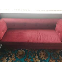 red large double sofa bed