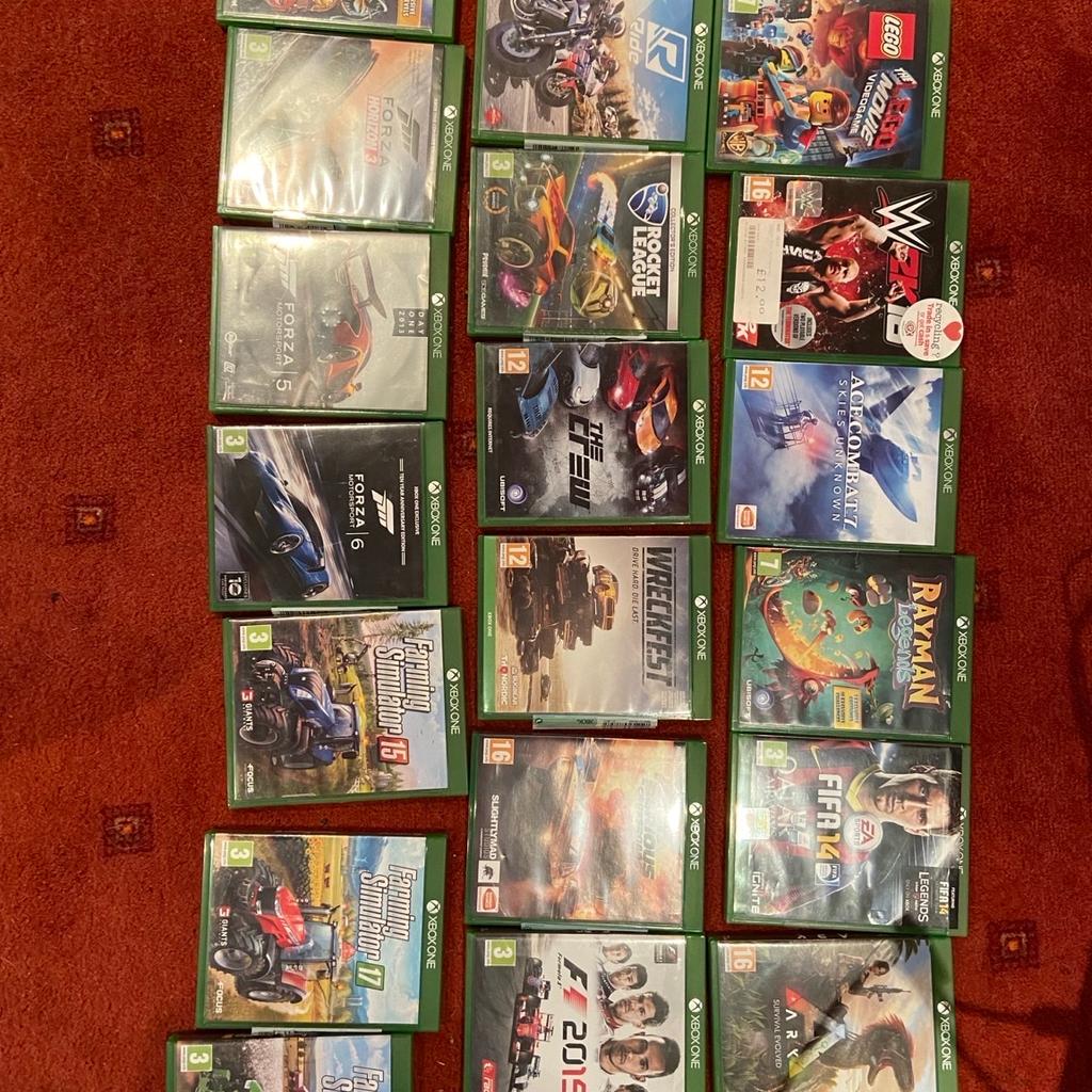 XBOX ONE with 2 controllers with rechargeable batteries and charging station (can also use normal batteries too the back attachments are also included) includes 19 games too, £170, collection Rufford, also on other sites ** I ALSO HAVE A SMALL LOGIK FLAT SCREEN TV THIS WAS PLAYED ON IF WANTED FOR EXTRA £30**