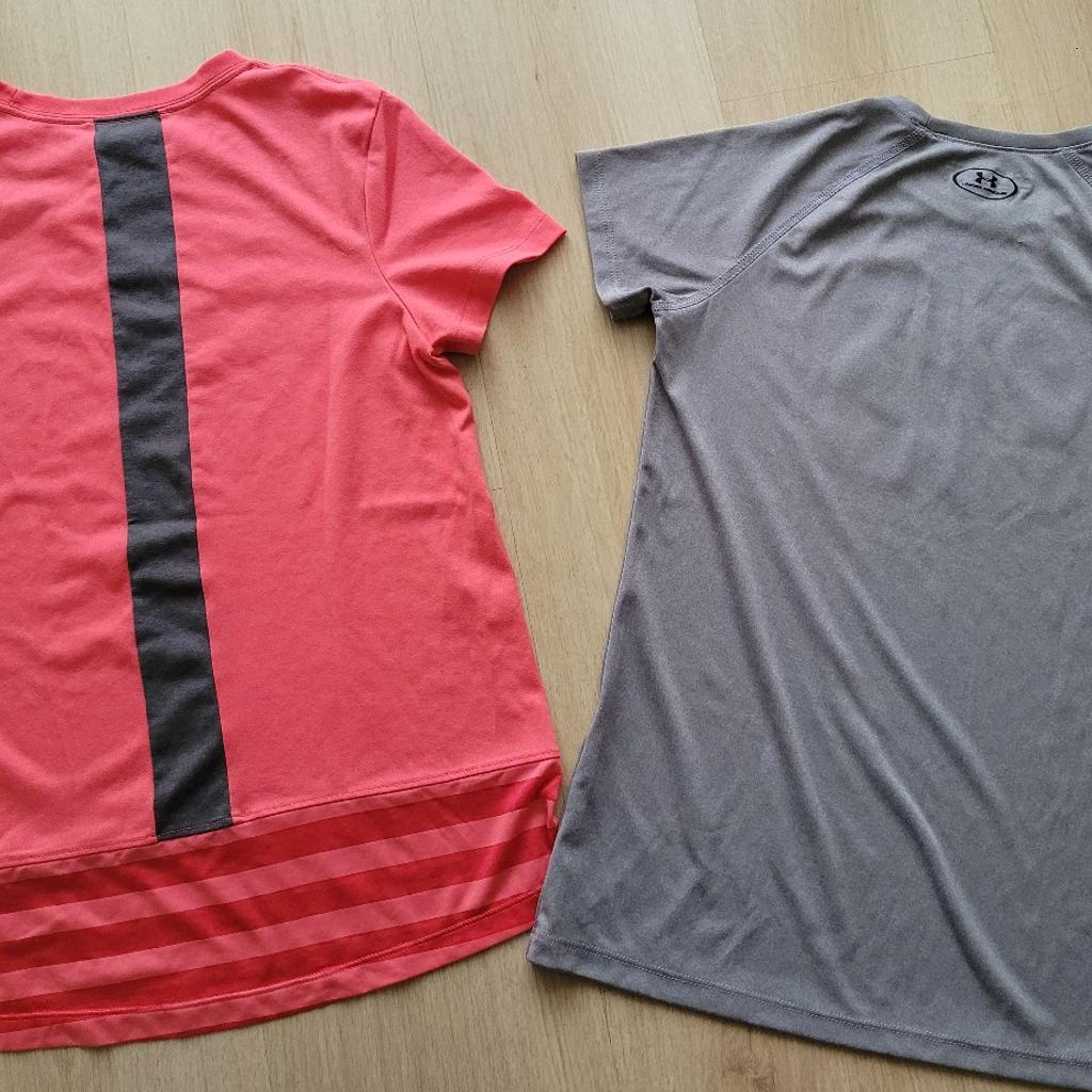 Nike,Under Armour Shirts. Schnelltrocknendes,strechiges,atmungsaktives Material.T-Shirts in gutem Zustand. Auch einzeln abzugeben.