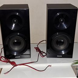 2 Lautsprecher für die Philips Mini-Stereoanlage BTM2360
* wie neu
* sehr guter Sound
* 30€, Barzahlung bei Abholung