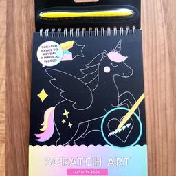 Unicorn scratch art. Brand new. Collection is from M26 Stoneclough near farnworth bolton