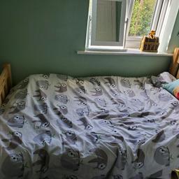 Hardly used shorty bed and mattress