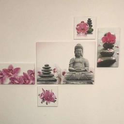 5 teiliges Bilderset Buddha wie neu

Größe wenn es aufgehängt ist ca. 150 X 105 cm

Versand nach Absprache möglich!