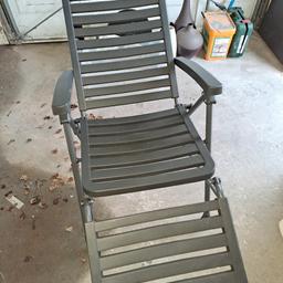 recliner garden chair, only used a few times, no rust, stored in the garage, collection Leyland