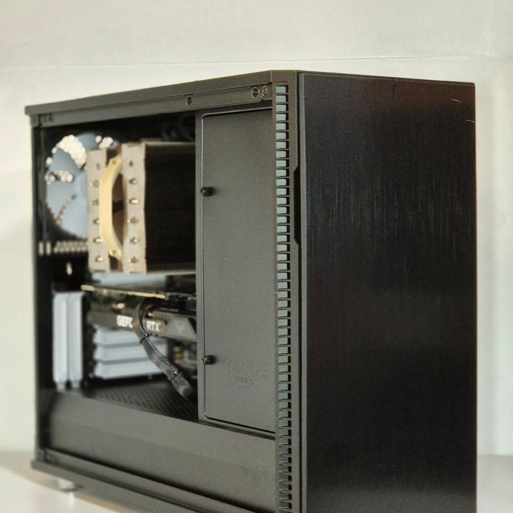 Search Ess Computers on Facebook

✅ Can be tested in our workshop in RM7

✅ Plug and play all drivers updated

⬇️ Specs below 

🔒 £725

This high-end, premium specification PC is designed for individuals who prioritise performance over flashy RGB lights. It boasts an impressively quiet operation, thanks to the inclusion of a massive Noctua cooler and a sleek fractal case.

Collection from RM7 Romford. Free delivery to surrounding area 

Check my profile for other PCs

Spec:

CPU: AMD Ryzen 5 5600x

Motherboard: Gigabye Aorus X570 Wifi

Cooler: Noctia NH-D15S

GPU: ASUS TUF RTX 3070

RAM: 32GB (2x16gb) 3200Mhz 

STORAGE: 1TB NVMe SSD

PSU: CoolerMaster 650w 80+ Gold 

Case:  Fractal Define R6

Wifi + Bluetooth integrated 

Rear USB-C port 

Windows 11 Pro Activated

Supplied with Power cable