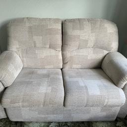 2 x two seater sofas and 1 x arm chair. Purchased from Cousins for £3,000 in 2017. Colour noted as ‘checkers putty’.

Excellent condition. No wear.

From a pet and smoke free home.

Collection from property in Solihull area.