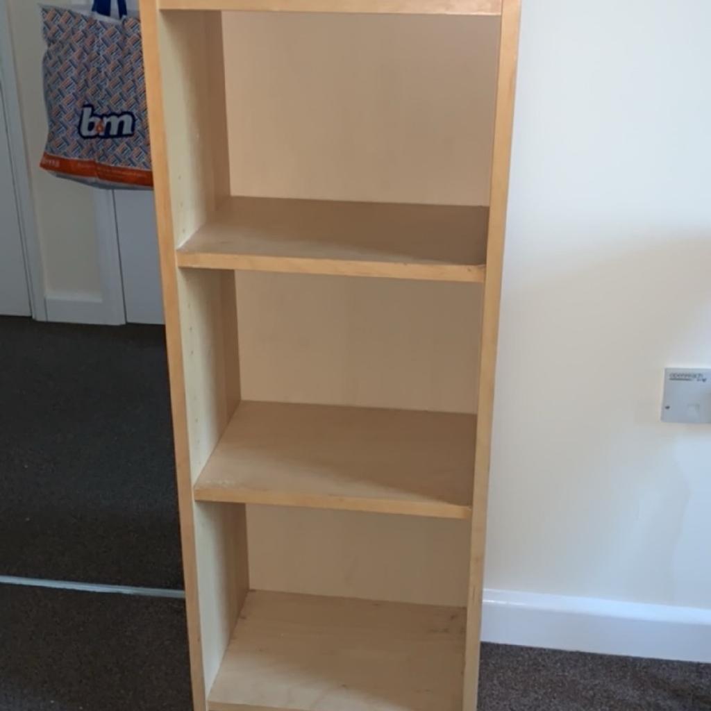 Hiya selling this Billy bookshelf from IKEA, in excellent condition! Reason for selling is no space it’s the limited edition version as it’s the light beige oak colour that is now discontinued. Collection only from B23