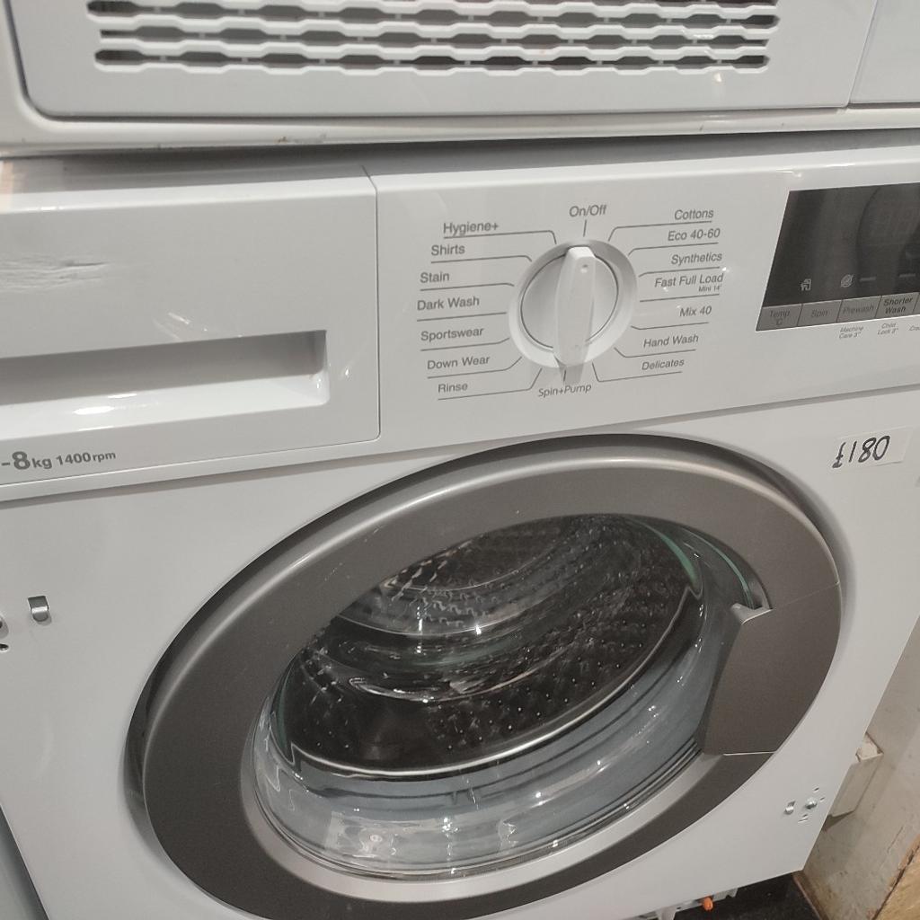 **SALE TODAY** New Graded 8kg Blomberg Integrated Washing Machine ONLY £180!

Fully working - provided with 2 month warranty

Local same day delivery available

The washing machine is in very good condition

contact no: 07448034477

We also sell many more appliances, please feel free to view in our showroom.

SJ APPLIANCES LTD

368 Bordesley Green
B9 5ND
Birmingham

Mon-Sat: 10am - 6pm
Sun: 11am - 2pm

Thank you 👍