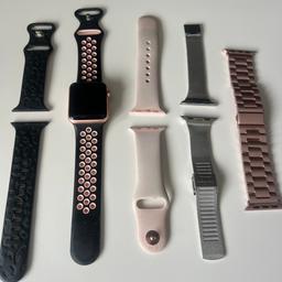 Apple i watch series 3. In great condition, with charger, case and several straps (as pictured). Collection from Kingswinford.
