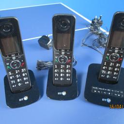 BT cordless trio phone's
