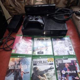 Good 
xbox one with games controller and kinect
