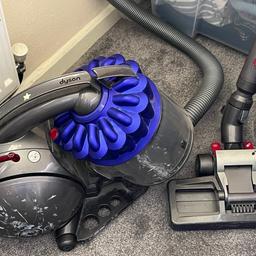 Selling our Dyson hoover as we got a cordless now and we don’t seem to use this one anymore. Hoovers without problems. It doesn’t look the nicest as it has lots of scratches but does the job.