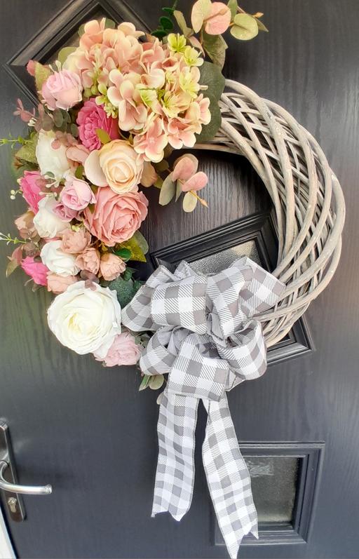 Buy & Sell West Midlands Walsall - Photos for Wicker Floral Door Wreath (Handmade)