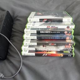 Xbox 360
all cables
wired controller
7 games
collection st1